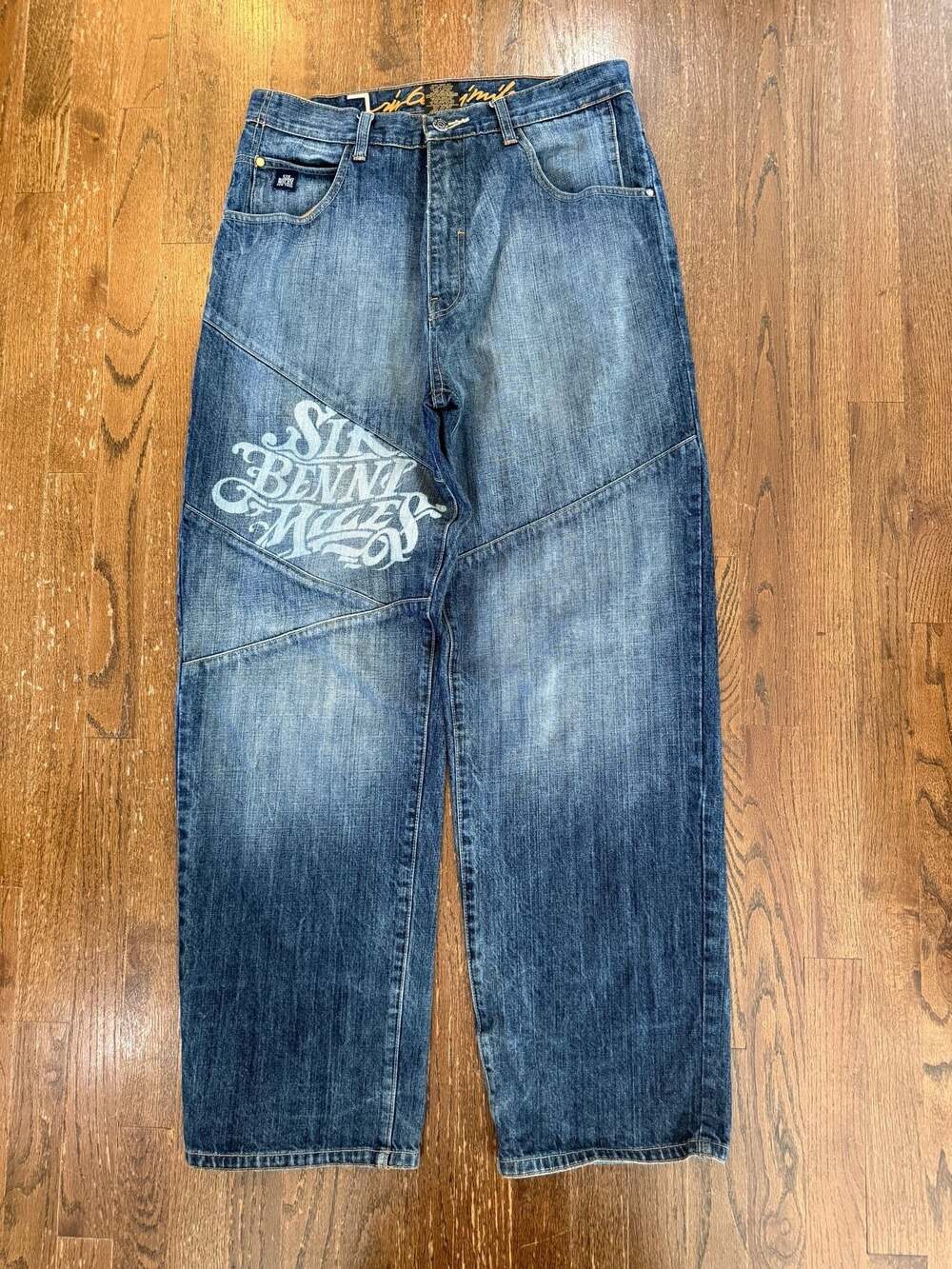 Sir Benni Miles Baggy Denim Jeans 34x34 (Measures 33x33)